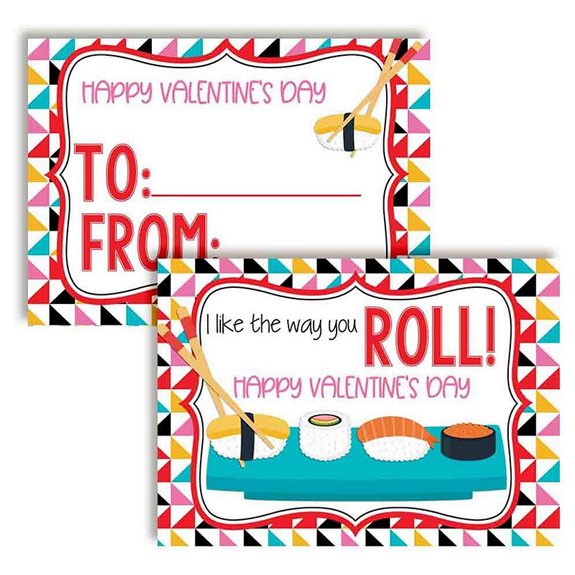Sushi Classroom Valentines 30pc. by AmandaCreation Image