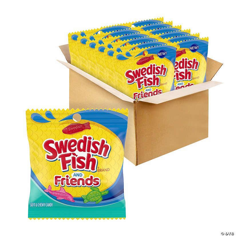 Swedish Fish & Friends Candy Packs - 12 Pc. Image