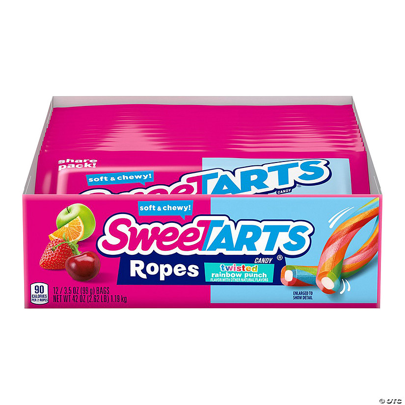 SweeTarts<sup>&#174;</sup> Rainbow Punch Ropes - 8 Pc. Image