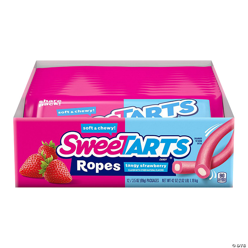 SweeTarts<sup>&#174;</sup> Strawberry Ropes - 12 Pc. Image