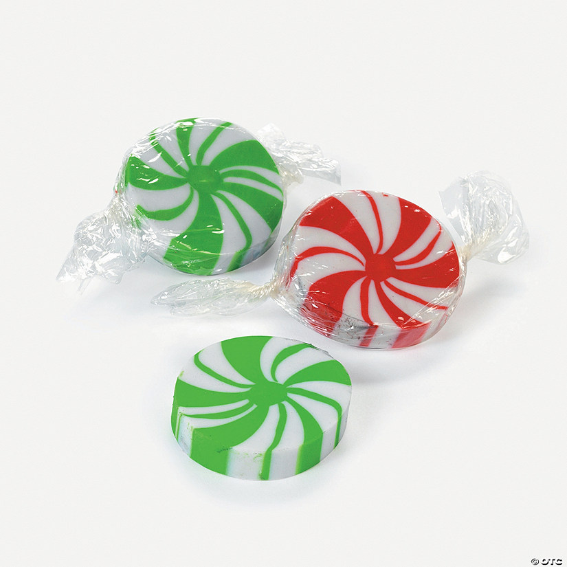Swirl Peppermint Candy Erasers Discontinued