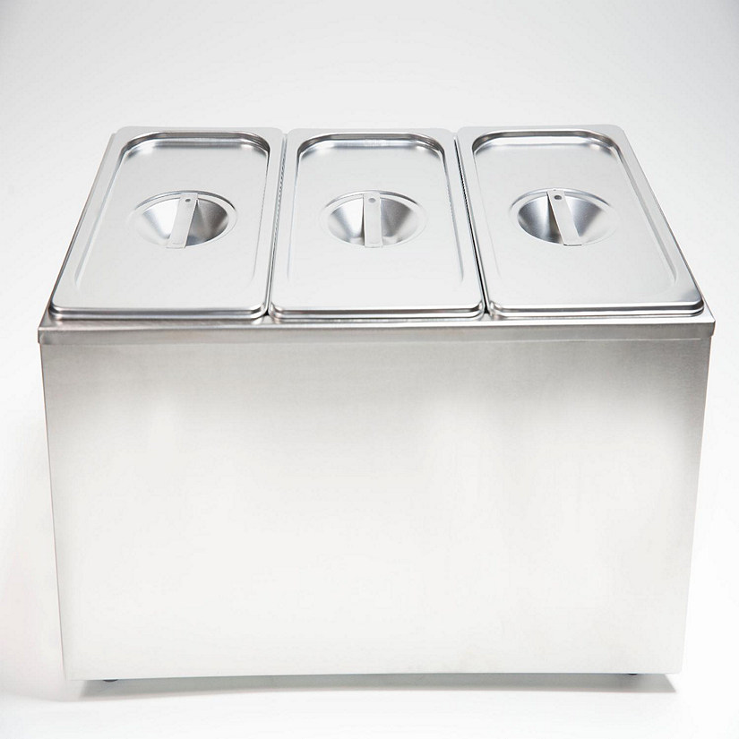 SYBO Bain Marie Buffet Food Warmer Steam Table (3 Sections) Image