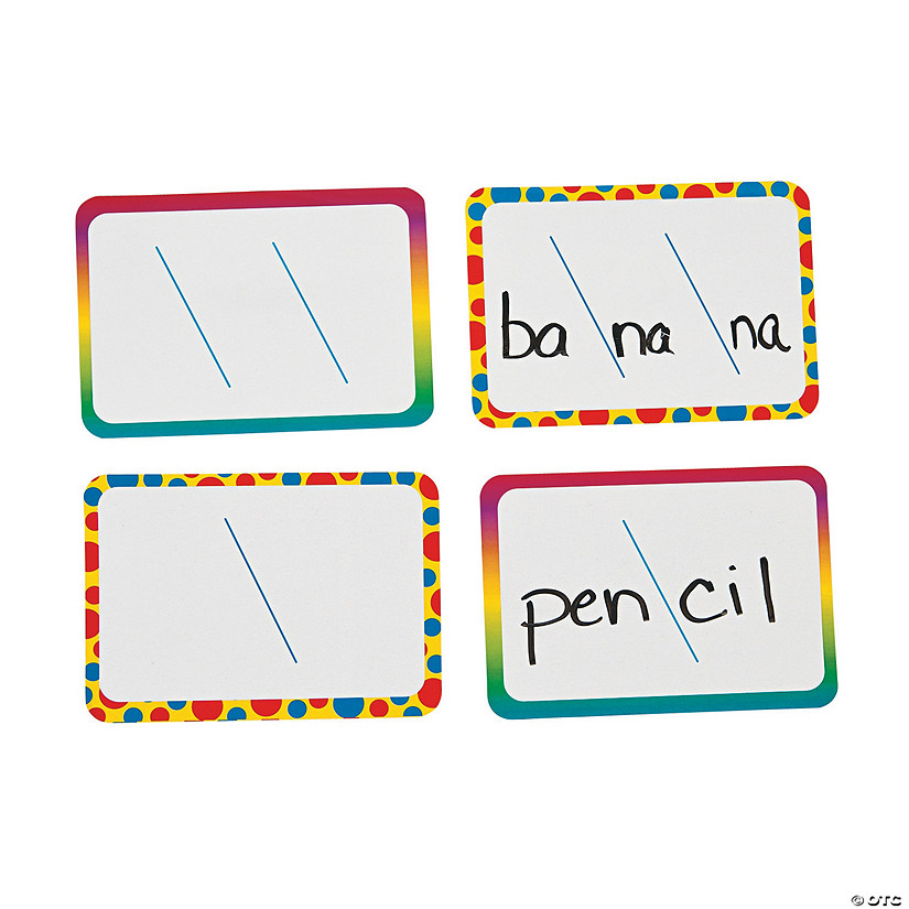 Syllabication Dry Erase Cards Discontinued