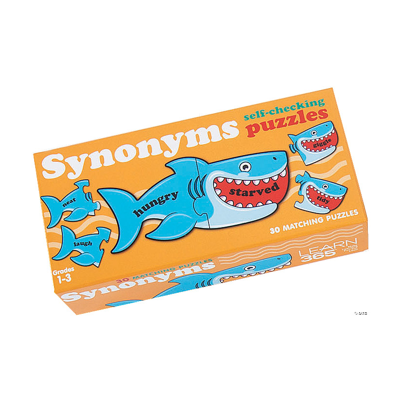 Synonym Self-Checking Puzzles - Set of 30 Image