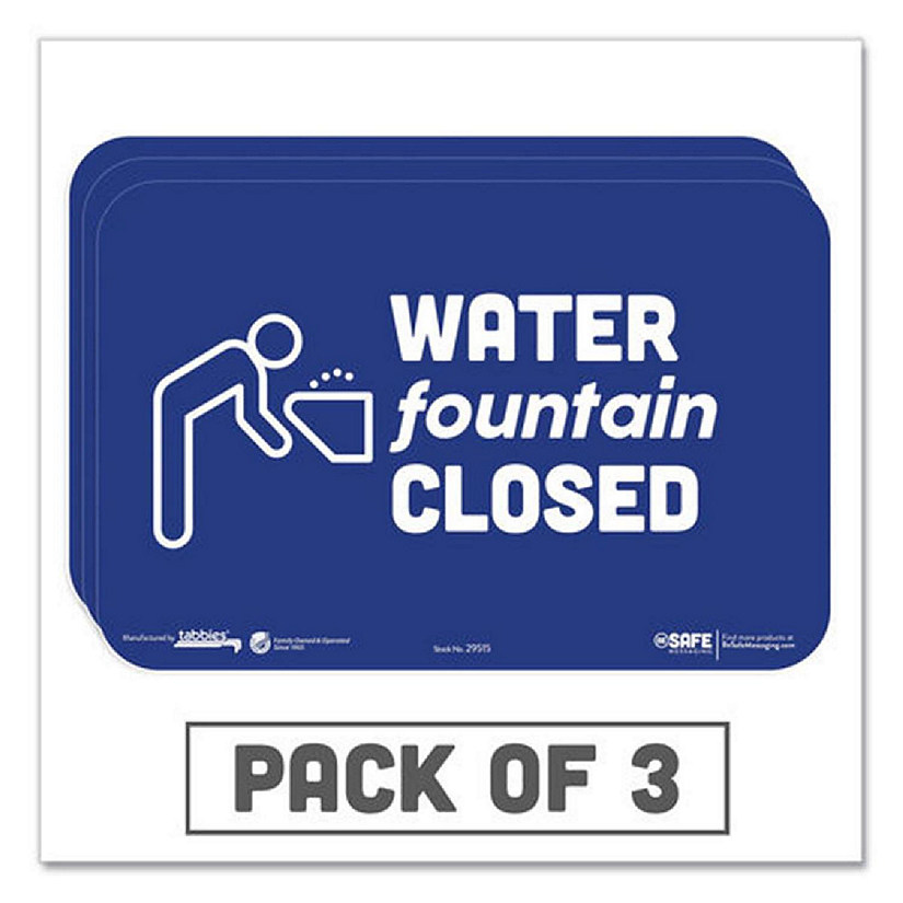Tabbies 29515 Besafe Water Fount Sign Pack of 3 Image