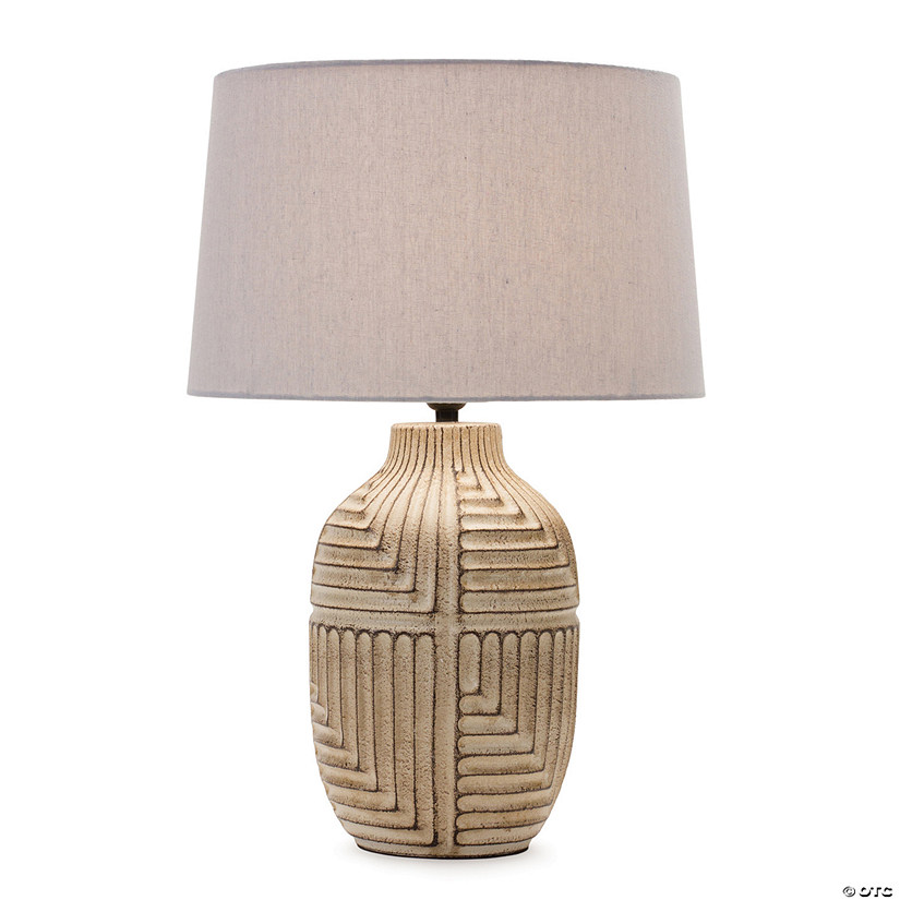 Table Lamp 24"H Ceramic/Linen MaProper 60W Image