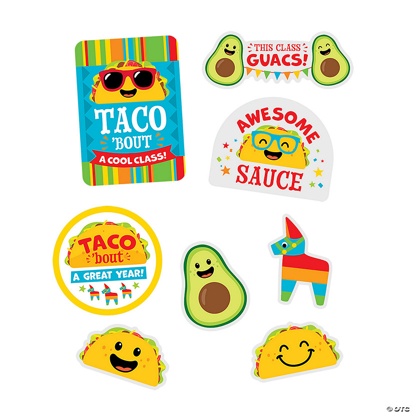Taco &#8217;Bout a Great Year Cutouts - 8 Pc. Image