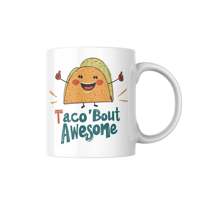 Taco_ Bout Awesome Mug by Dancing Littles Jungle Image