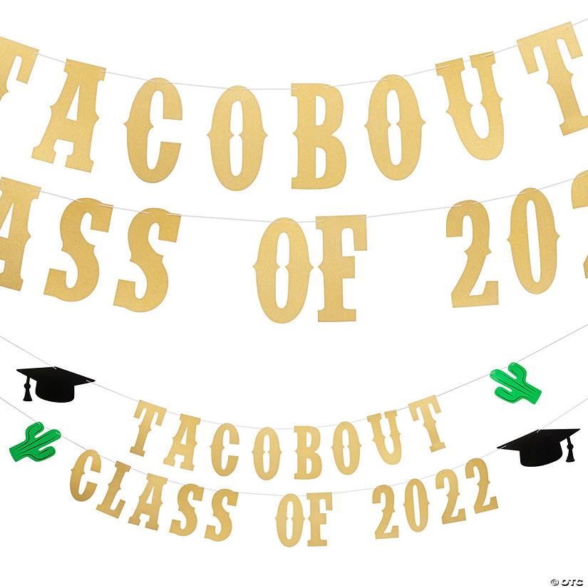 Taco Bout Class of 2022 Garland - 2 Pc. Image