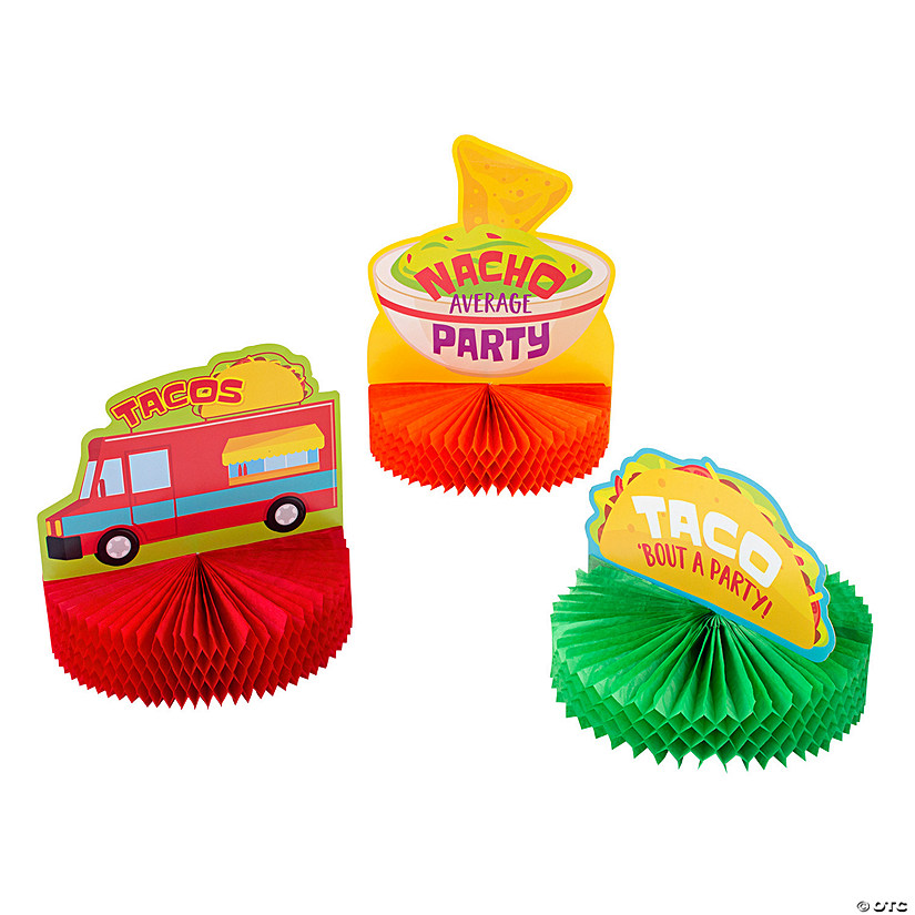 Taco Centerpieces - 3 Pc. Image