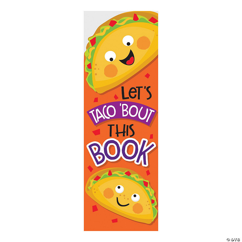 Taco-Scented Bookmarks - 24 Pc. Image