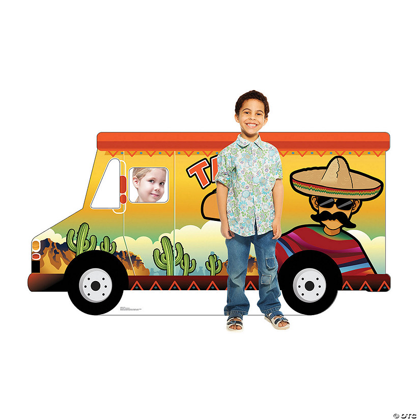 Taco Truck Photo Cardboard Stand-Up Image