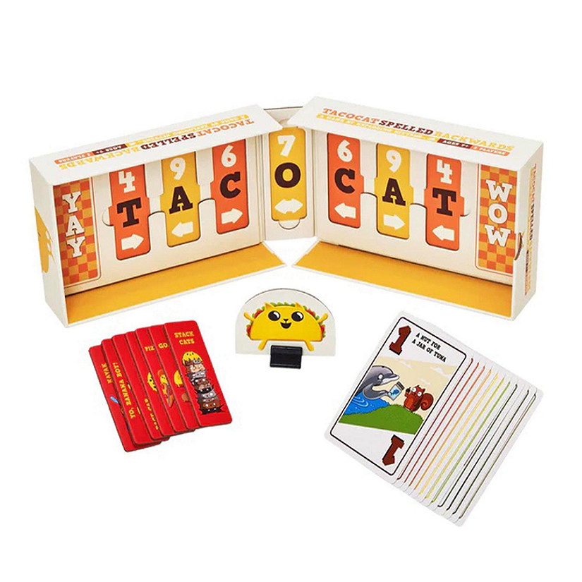 Tacocat Spelled Backwards Card Game Image