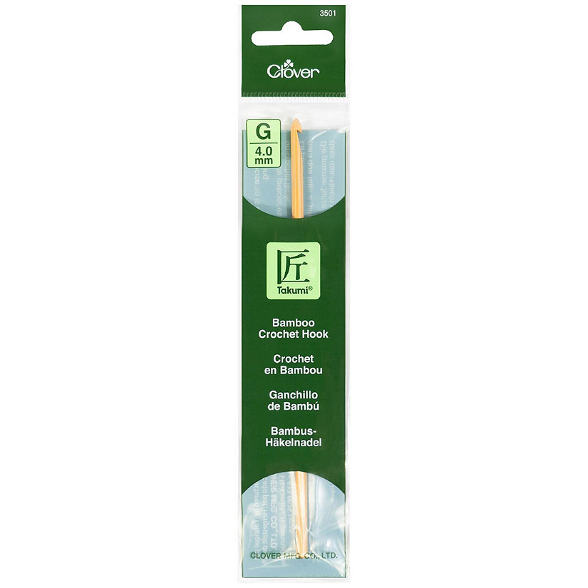 Takumi Bamboo Crochet Hook-Size G/4.0mm Image