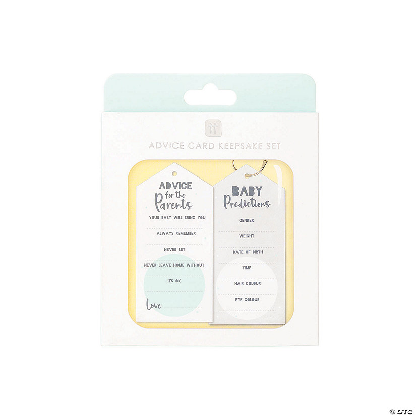 Talking Tables Born to Be Loved Advice Cards with Keyring - 20 Pc. Image
