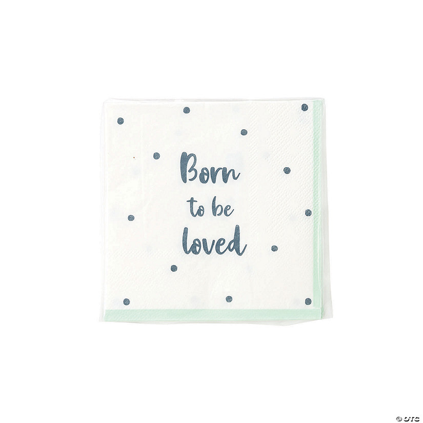 Talking Tables Born To Be Loved Beverage Napkins - 20 Pc. Image