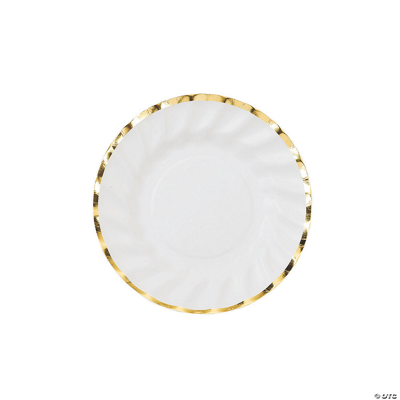 Talking Tables Gold Trim Scalloped 