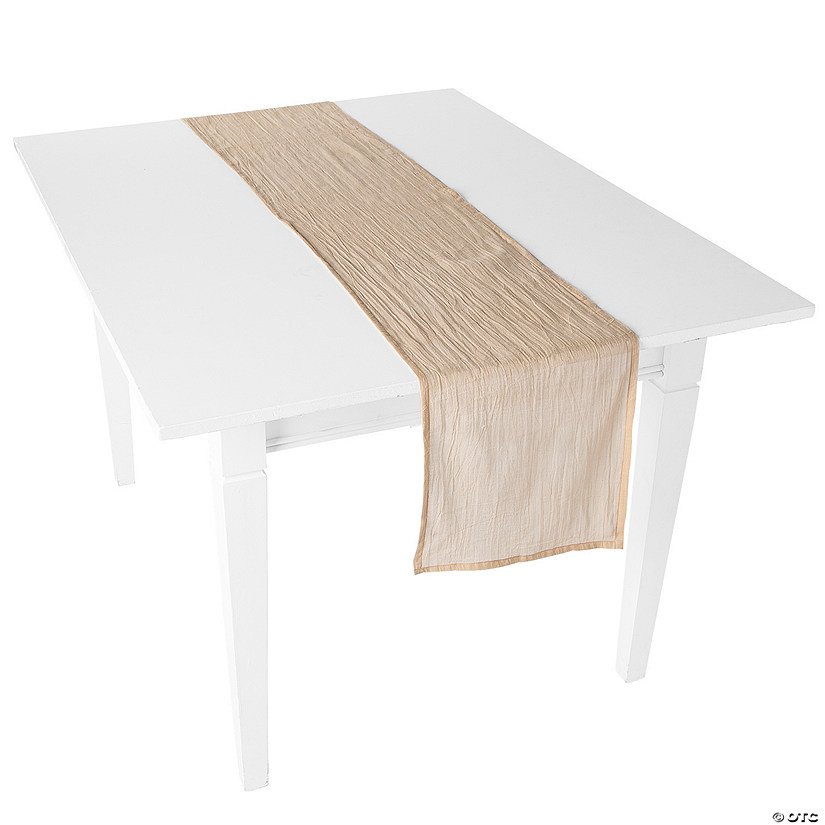 Tan Gauze Table Runners - 3 Pc. Image