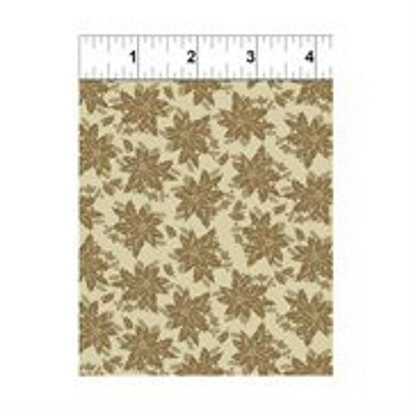 Tan Tonal Floral - Winter Twist by Jason Yenter Cotton Fabric for In The Begi... Image