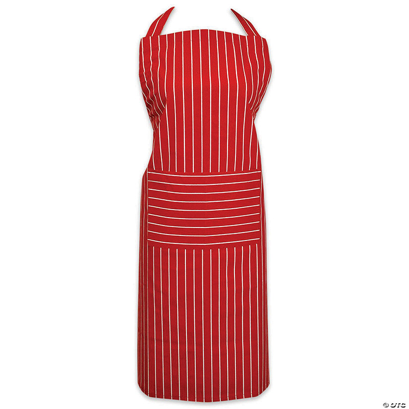Tango Red Pinstripe Chef Apron Image