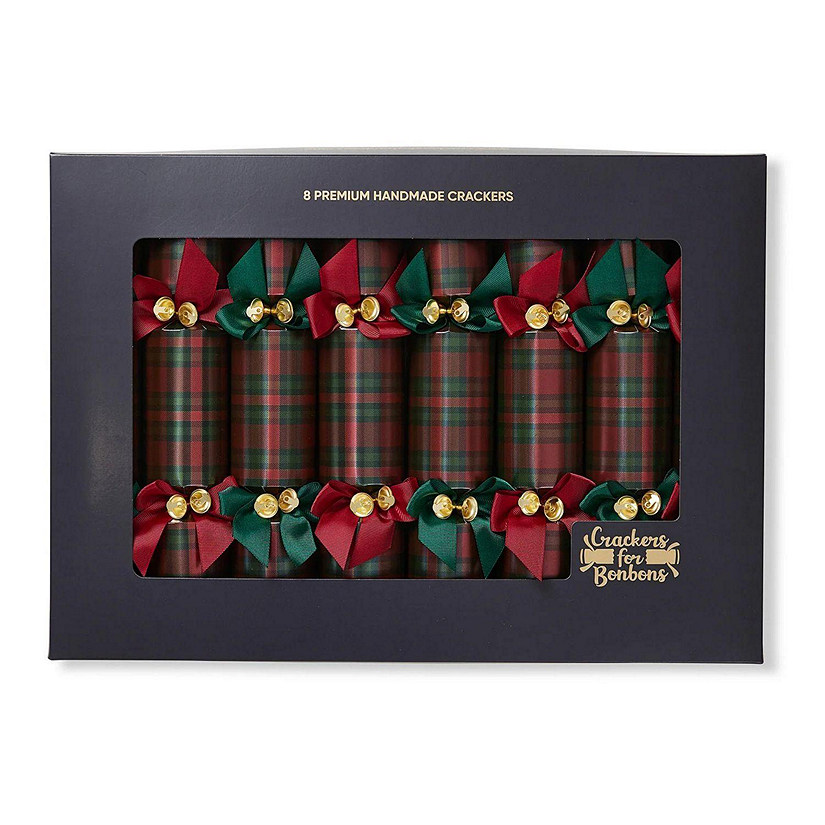 Tartan-Style Christmas Party Cracker - 8 pcs Image