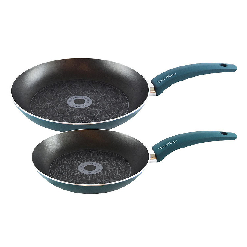 Taste of Home 2-Piece Non-Stick Aluminum Skillets 9.5 and 11-inch Image