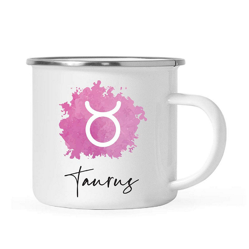 Taurus Zodiac Pink 11oz Campfire Mug Image