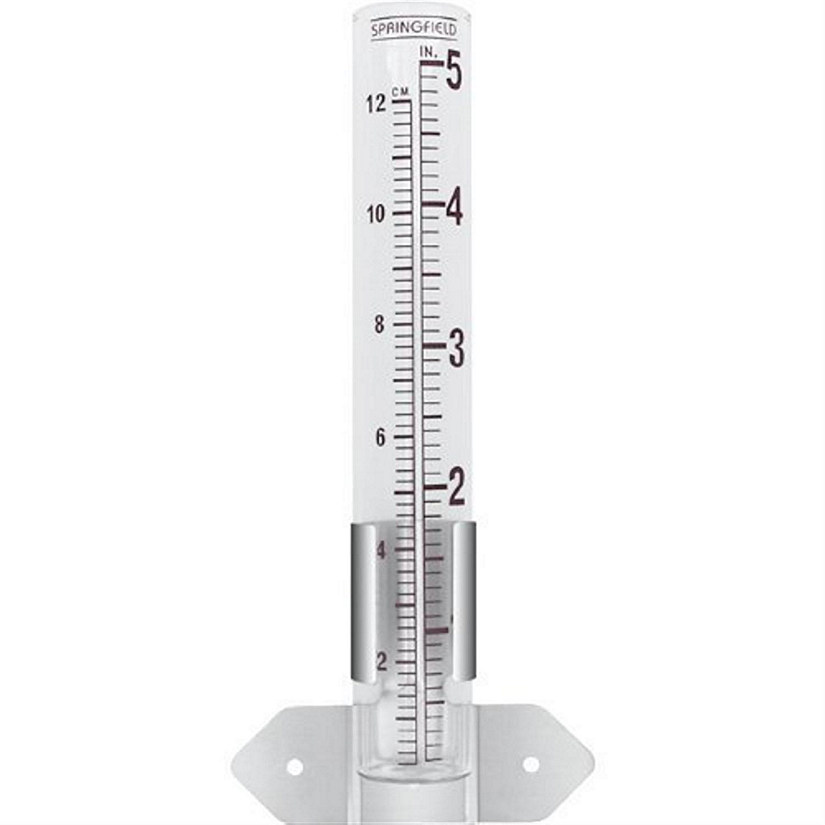 Taylor Precision Products Glass Tube Rain Gauge, 5 Inches Image
