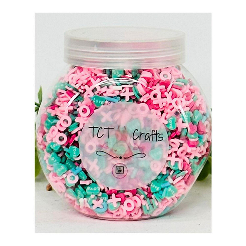 TCT Crafts-150g Pastel Love Valentine's Polymer Clay Sprinkle Mix Image