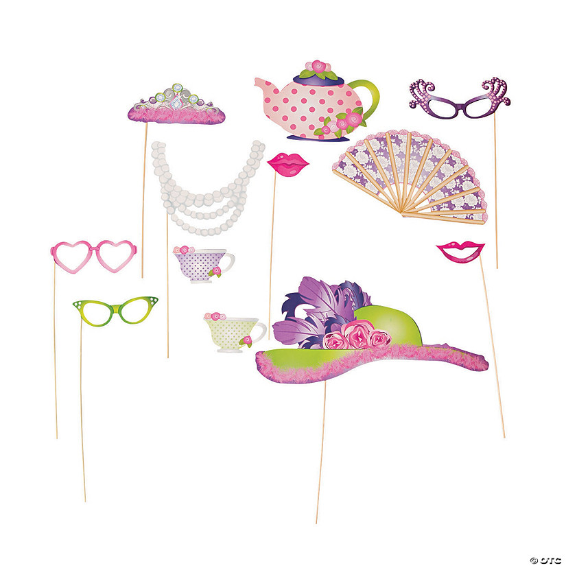 Tea Party Photo Stick Props Oriental Trading