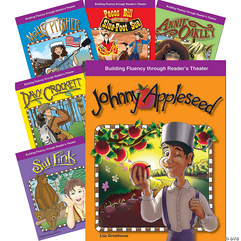 Teacher Created Materials Reader's Theater: American Tall Tales and Legends 8 Book Set Image