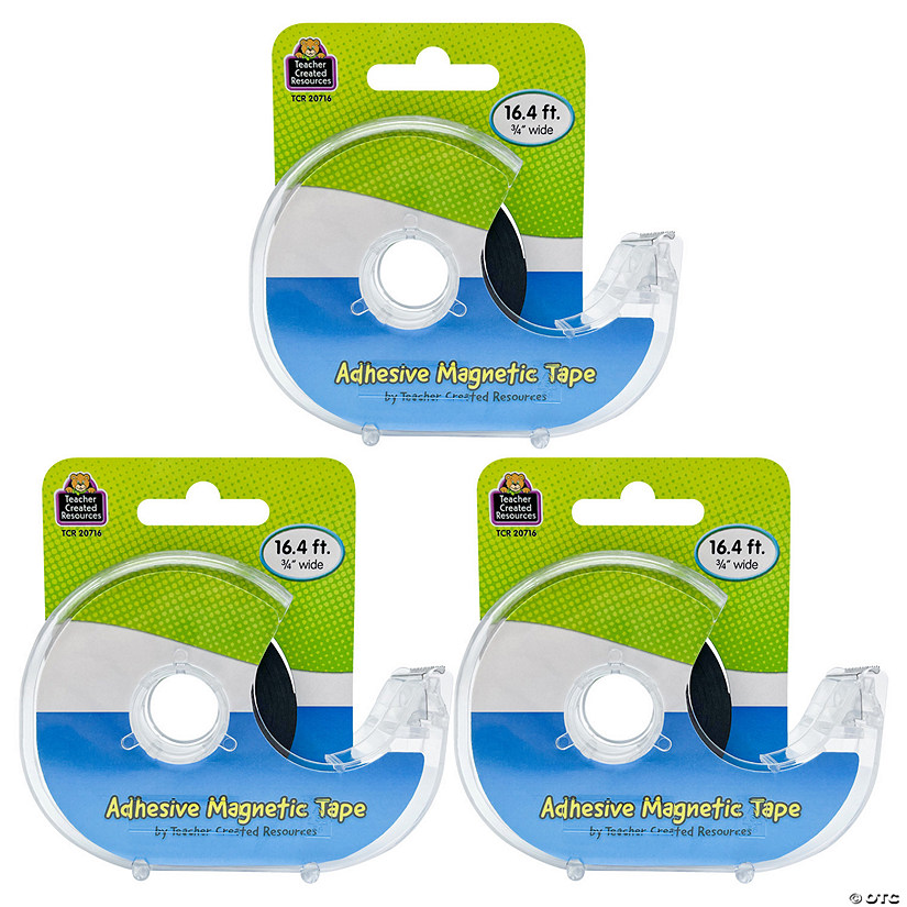 Teacher Created Resources Adhesive Magnetic Tape, Pack of 3 Image
