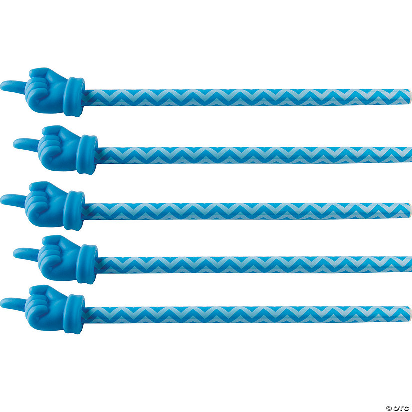 Teacher Created Resources Aqua Chevron Hand Pointer, Pack of 5 Image
