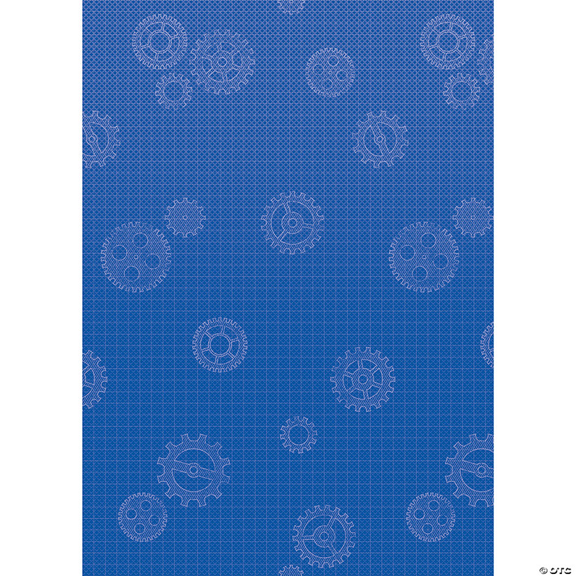 Teacher Created Resources Better Than Paper&#174; Bulletin Board Roll, 4' x 12', Gears, 4 Rolls Image