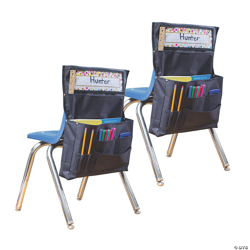 Teacher Created Resources Black Chair Pocket - Pack of 2 Image