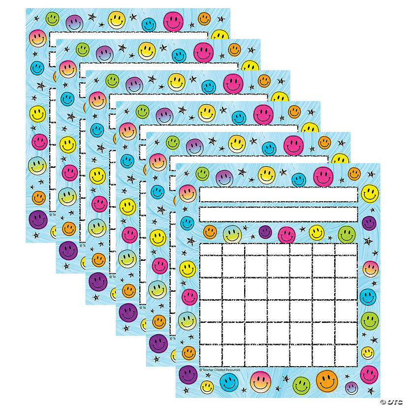 Teacher Created Resources Brights 4Ever Incentive Charts, 36 Per Pack, 6 Packs Image