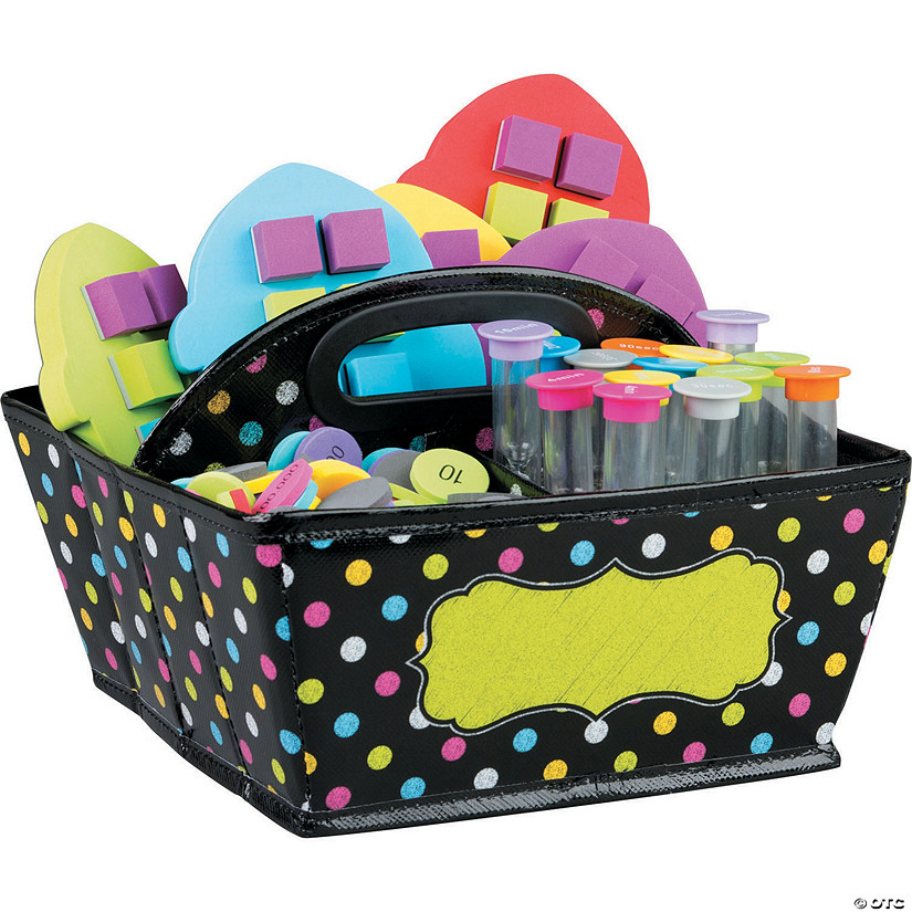 Teacher Created Resources Chalkboard Brights Storage Caddy Image
