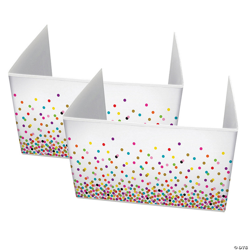 Teacher Created Resources Confetti Classroom Privacy Screen, Pack of 2 Image