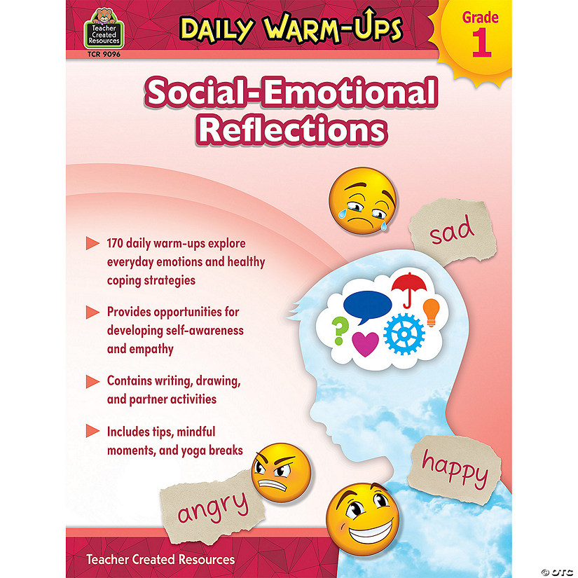 Teacher Created Resources Daily Warm-Ups: Social-Emotional Reflections (Gr. 1) Image