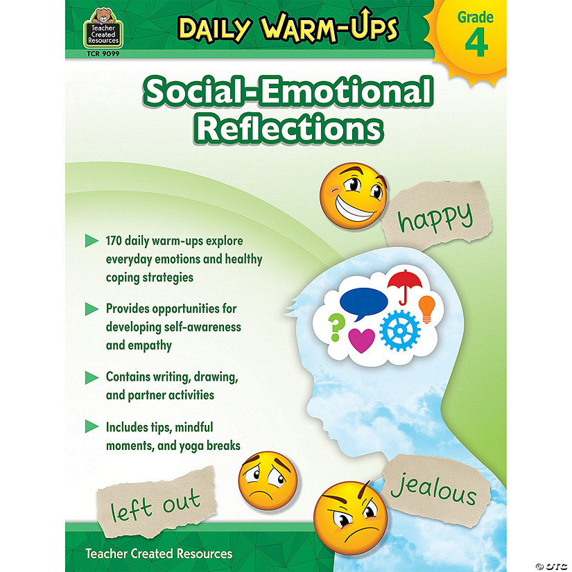 Teacher Created Resources Daily Warm-Ups: Social-Emotional Reflections (Gr. 4) Image