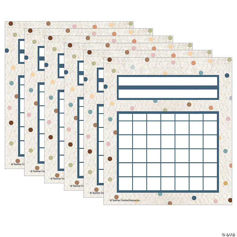 Teacher Created Resources Everyone is Welcome Incentive Charts, 36 Per Pack, 6 Packs Image