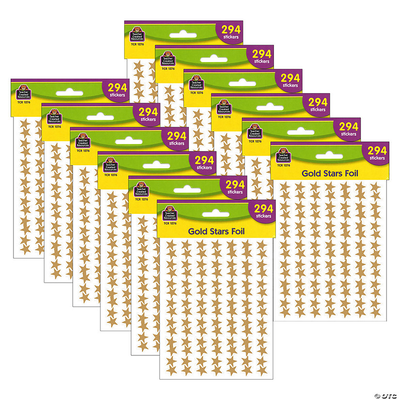Knowledge Tree  Teacher Created Resources Gold Stars Foil Stickers
