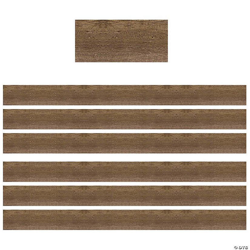 Teacher Created Resources Home Sweet Classroom Wood Design Straight Border Trim, 35 Feet Per Pack, 6 Packs Image