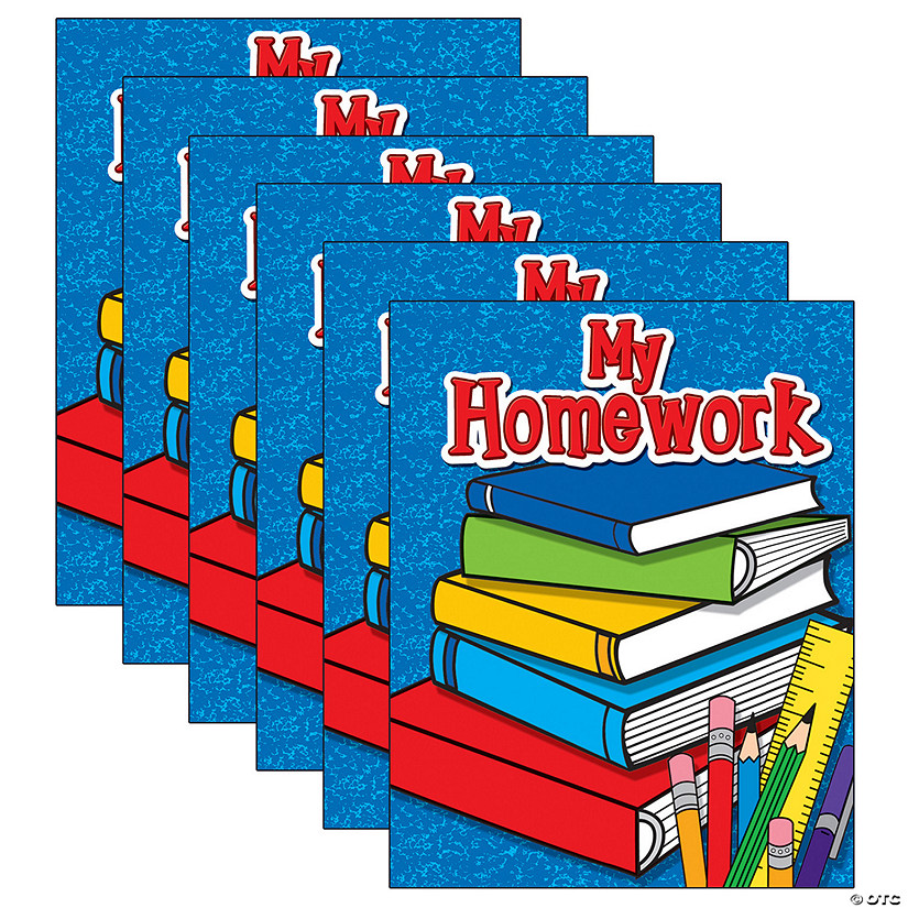 Teacher Created Resources My Homework Pocket Folder, Pack of 6 Image