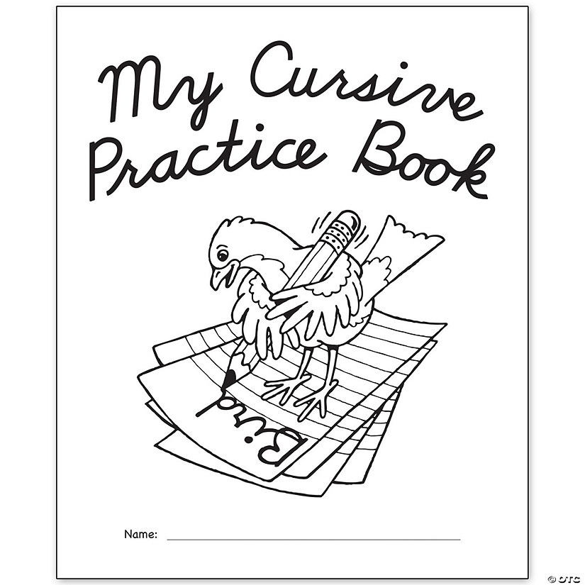 Teacher Created Resources My Own Books: My Cursive Practice Book, 25-Pack Image