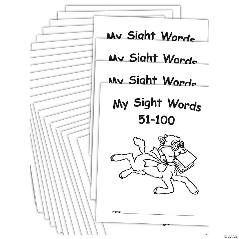 Teacher Created Resources My Own Books: My Sight Words 51-100, Pack of 25 Image