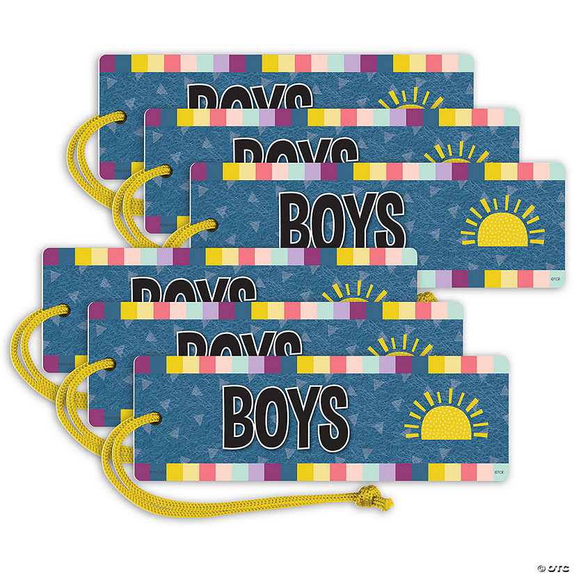 Teacher Created Resources Oh Happy Day Magnetic Boys Pass, Pack of 6 Image