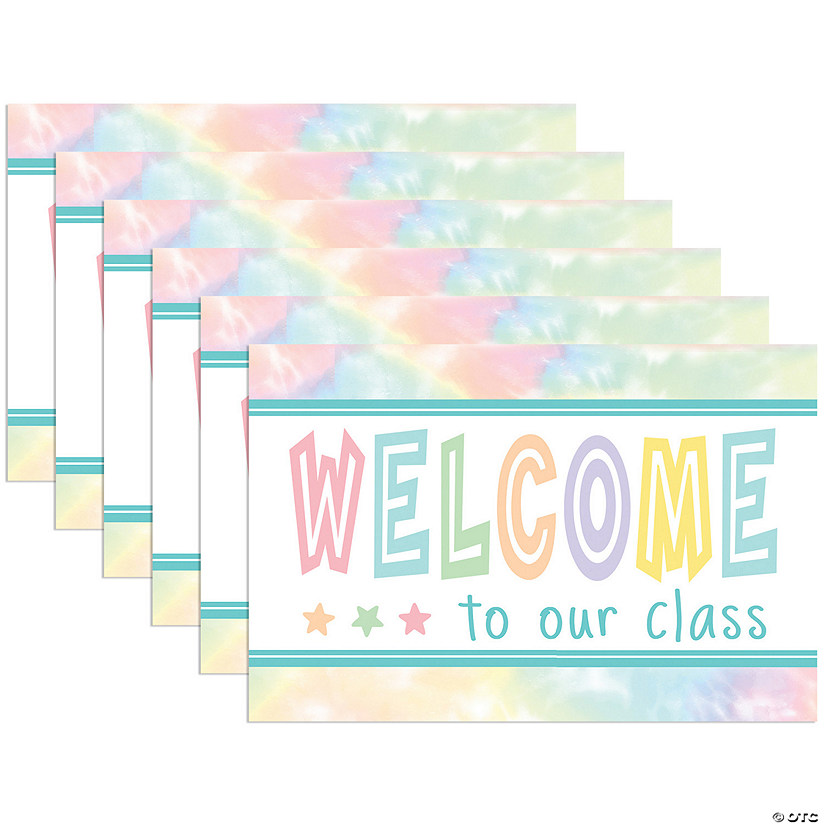 Teacher Created Resources Pastel Pop Welcome Postcards, 30 Per Pack, 6 Packs Image