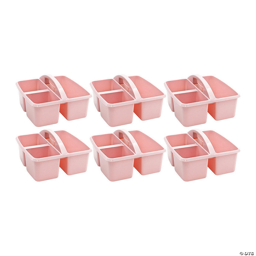 Teacher Created Resources&#174; Storage Caddy, Light Pink, Pack of 6 Image