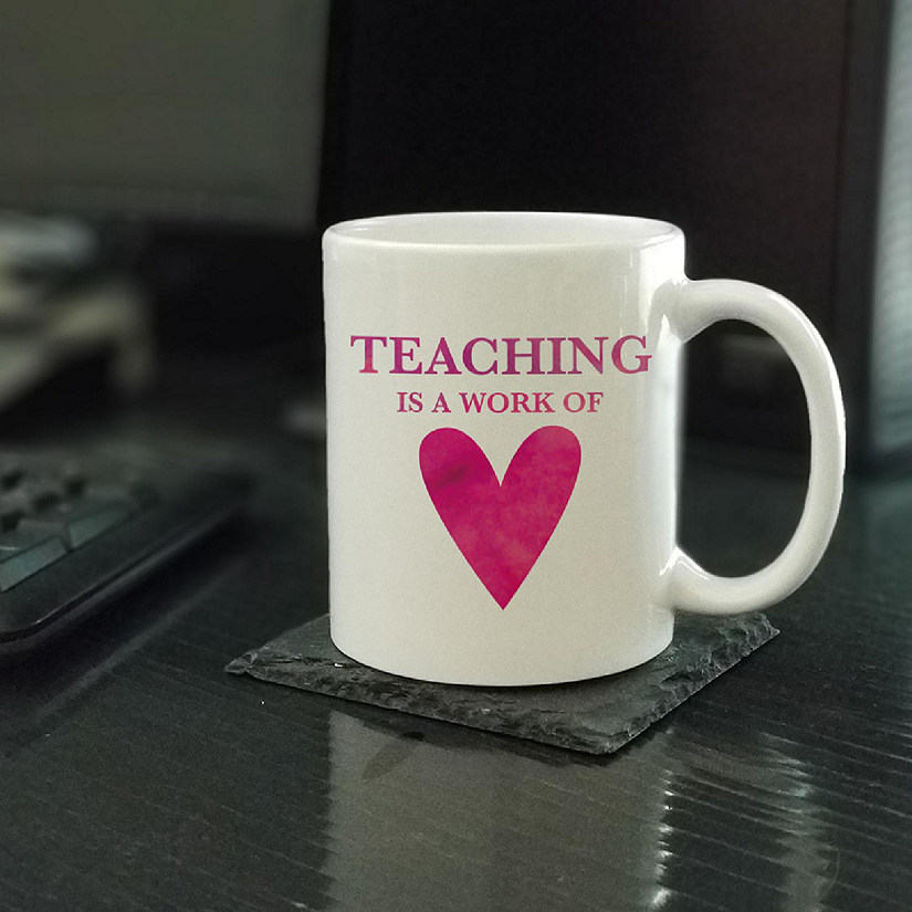 Teaching Work of Heart Ceramic Mug Image